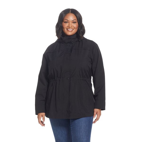 Plus Size Gallery Hooded Packable Jacket
