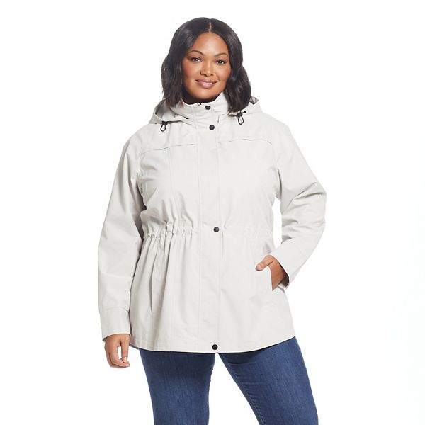 Plus Size Gallery Hooded Packable Jacket