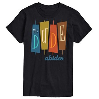 Big & Tall The Big Lebowski Retro Dude Abides Tee