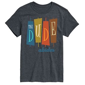 Big & Tall The Big Lebowski Retro Dude Abides Tee