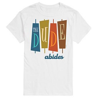 Big & Tall The Big Lebowski Retro Dude Abides Tee