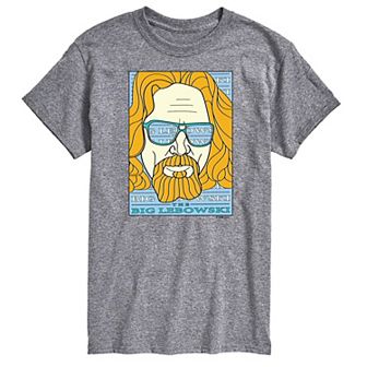 Big & Tall The Big Lebowski Rock Era Poster Tee