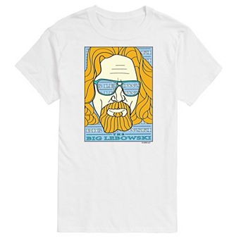 Big & Tall The Big Lebowski Rock Era Poster Tee