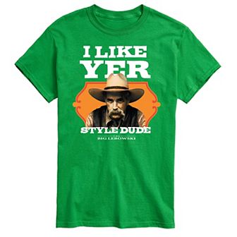 Big & Tall The Big Lebowski Like Yer Style Tee