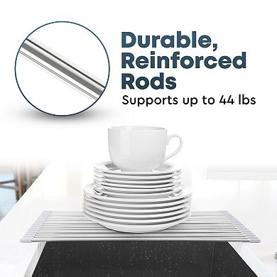 Zulay Kitchen Multipurpose Roll Up Sink Drying Rack