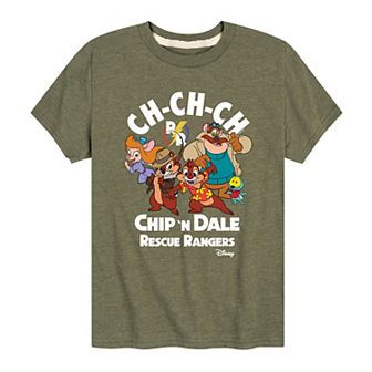 Disney's Chip N Dale Boys 8-20 Ch Ch Ch Graphic Tee