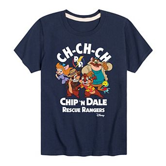 Disney's Chip N Dale Boys 8-20 Ch Ch Ch Graphic Tee