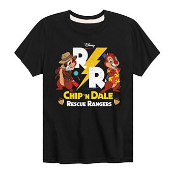 Disney's Chip N Dale Boys 8-20 Rescue Rangers Logo Graphic Tee