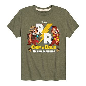 Disney's Chip N Dale Boys 8-20 Rescue Rangers Logo Graphic Tee