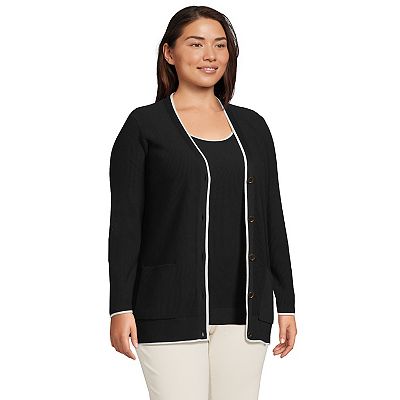 Lands end plus size cardigans hotsell