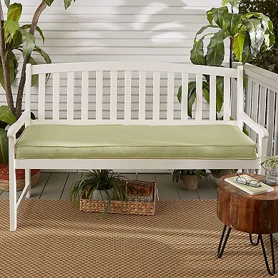 Sorra Home Outdoor/Indoor Corded Bench Cushion - 43 x 18