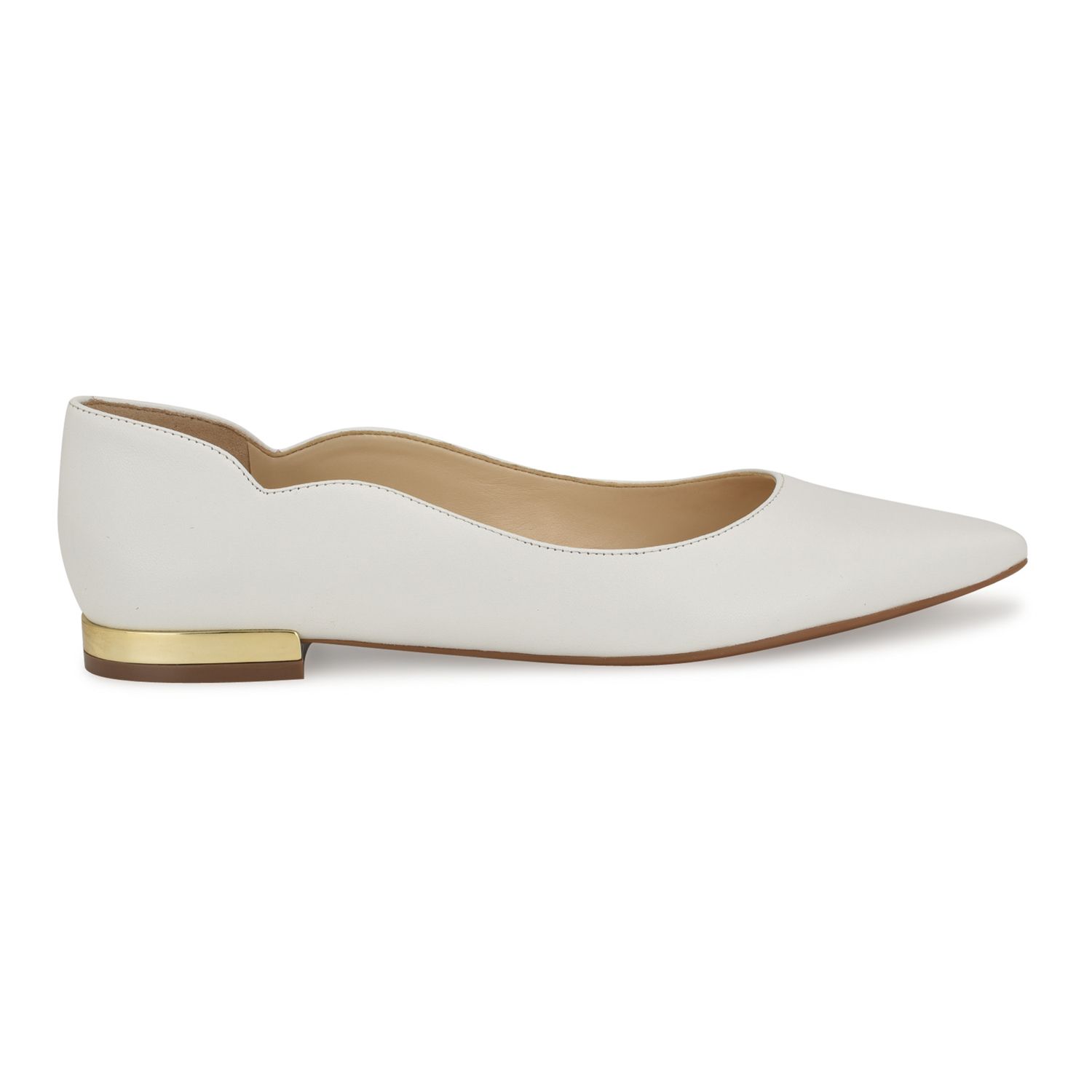 Ballerines Nine West En Cuir Noir - Pointure 8 US Femme, Occasion Très Bon état