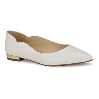 Nine West Lovlady Women's Leather Dress Flats