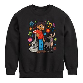 Disney / Pixar's Coco Boys 8-20 Miguel Y Dante Crew Fleece Sweatshirt