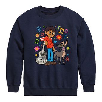 Disney / Pixar's Coco Boys 8-20 Miguel Y Dante Crew Fleece Sweatshirt