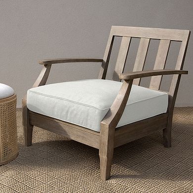 Sorra Home Outdoor/Indoor Corded Deep Seating Cushion - 25 x 25