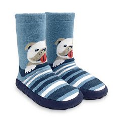 Blue Slipper Socks Slippers - Shoes