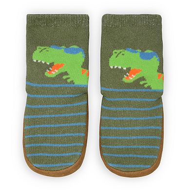 Baby Boy Jumping Beans® Dinosaur Slipper Socks