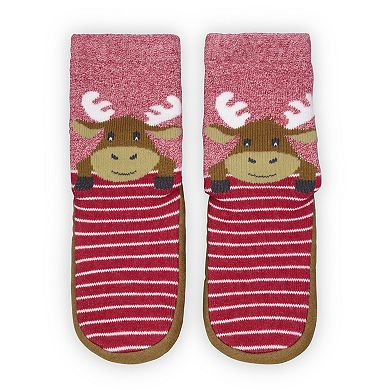 Baby Jumping Beans® Moose Slipper Socks