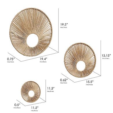 American Art Décor Woven Paper Rope 3-pack Set