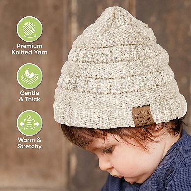 Keababies 3pk Warmzy Baby Beanies, Baby Winter Hats, Newborn, Infant, Toddler, Boy, Girl