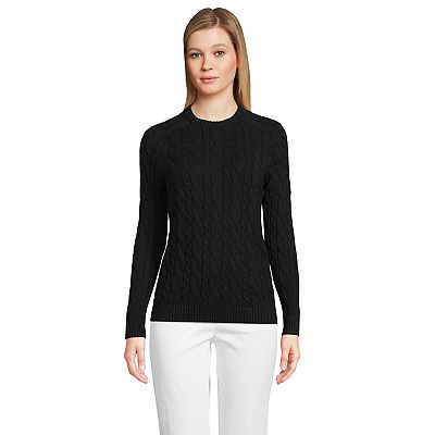 Lands end women's cotton sweaters best sale