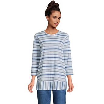 Women's Lands' End Slub Jersey Swing Tunic