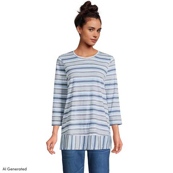Justine Slub Knit Swing Top