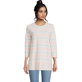 Women's Lands' End Slub Jersey Swing Tunic