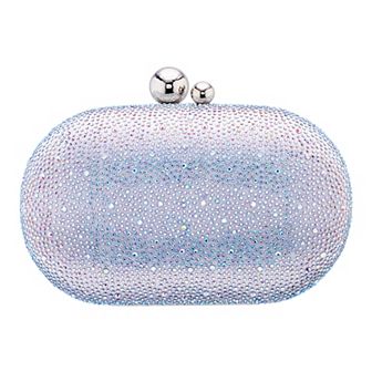 N by Nina Simulated Crystal Clutch Bag