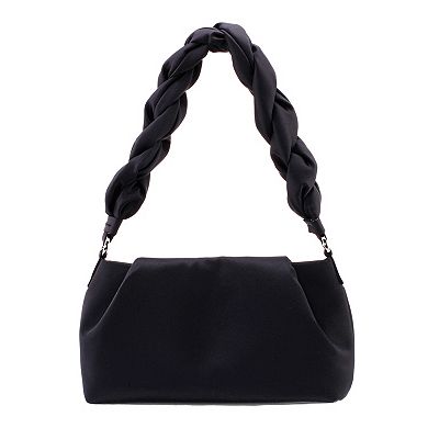 N by Nina Puffed Braided Strap Shoulder Bag