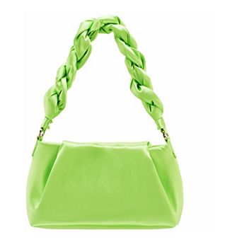 N by Nina Puffed Braided Strap Shoulder Bag
