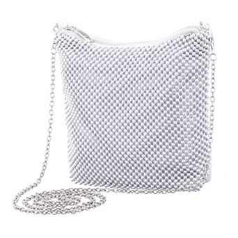 N by Nina Beaded Mesh Crossbody Bag