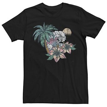 Men's Nature Elements Palms The Moon Sea & Flowers Tee