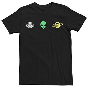 Men's UFOs Aliens & Planets Tee