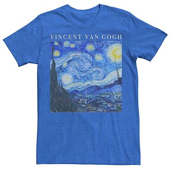 Men's Vincent Van Gogh Starry Night Paint Tee
