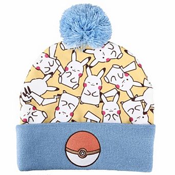 Pokemon Pikachu Knit Pompom Beanie