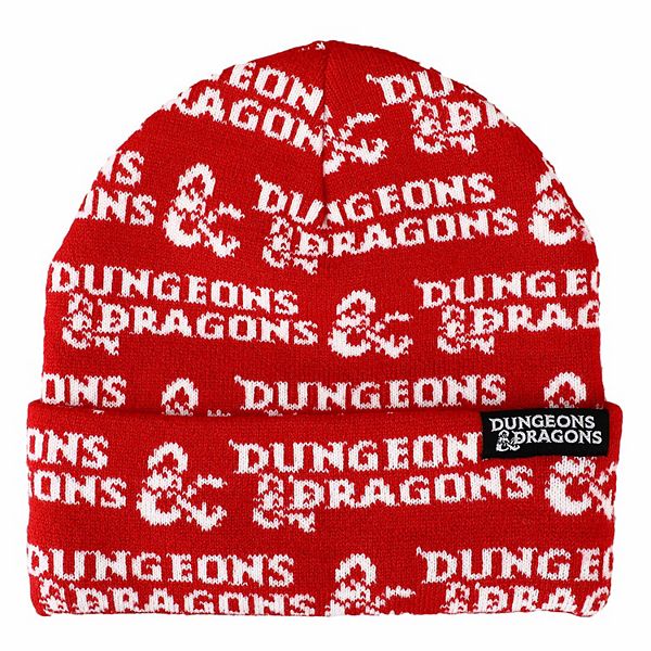 Dungeons & Dragons by Hasbro Allover Print Knit Beanie