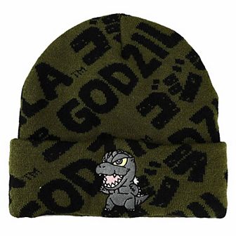 Godzilla Knit Embroidered Beanie