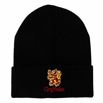 Harry Potter Embroidered Gryffindor Logo Knit Beanie