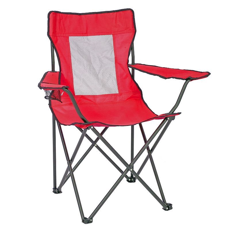 18796436 Seina Mesh-Back Folding Chair, Red sku 18796436