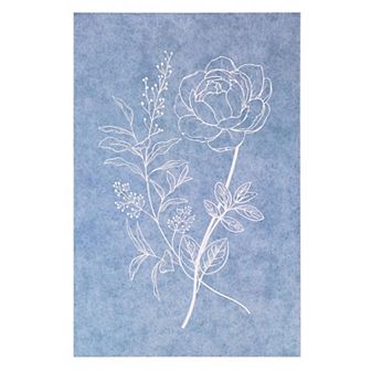 American Art Décor Wildflowers II Box Top Wall Art Print