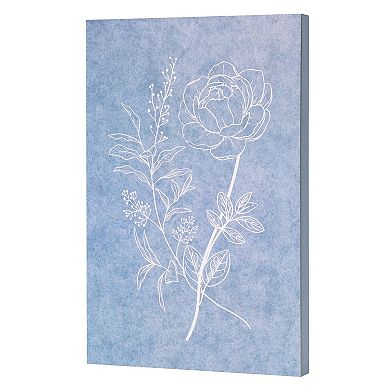 American Art Décor Wildflowers II Box Top Wall Art Print