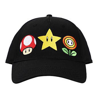 Men's Super Mario Brothers Power-Ups Baseball Cap