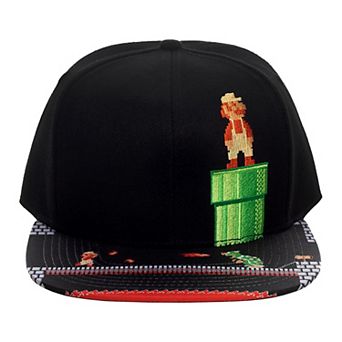 Men's Super Mario Printed Bill Baseball Cap