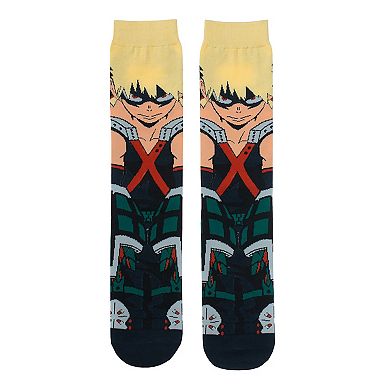 Men's My Hero Academia Bakugo Crew Socks