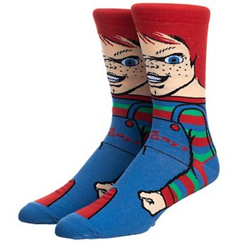 Men's Bioworld Chucky Doll Crew Socks