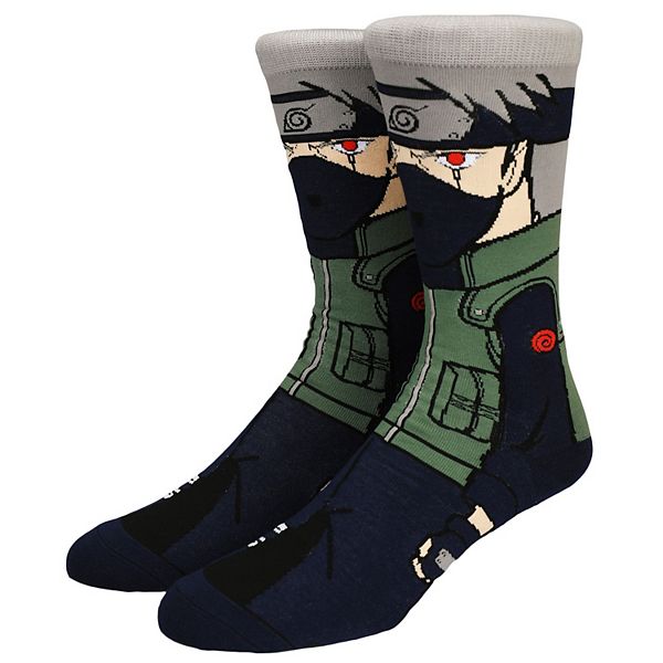 Men's Naruto Kakashi Crew Socks