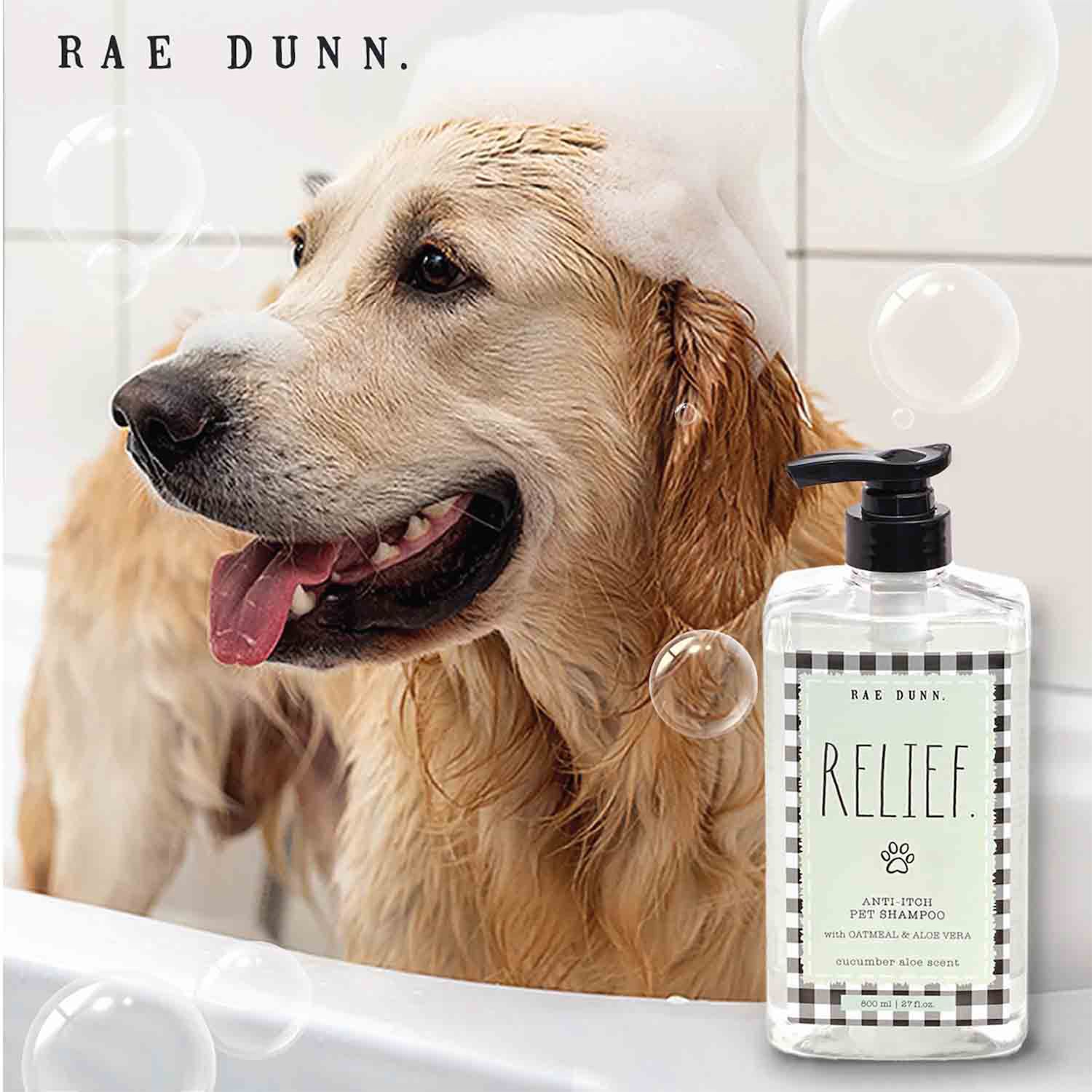 Rae Dunn RELIEF. Anti-Itch Pet Shampoo