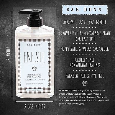 Rae Dunn FRESH. Deodorizing Pet Shampoo